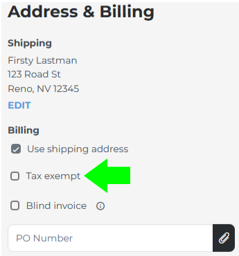 Tick the tax exempt box when creating a Formal Quote if you need it to be tax-free.